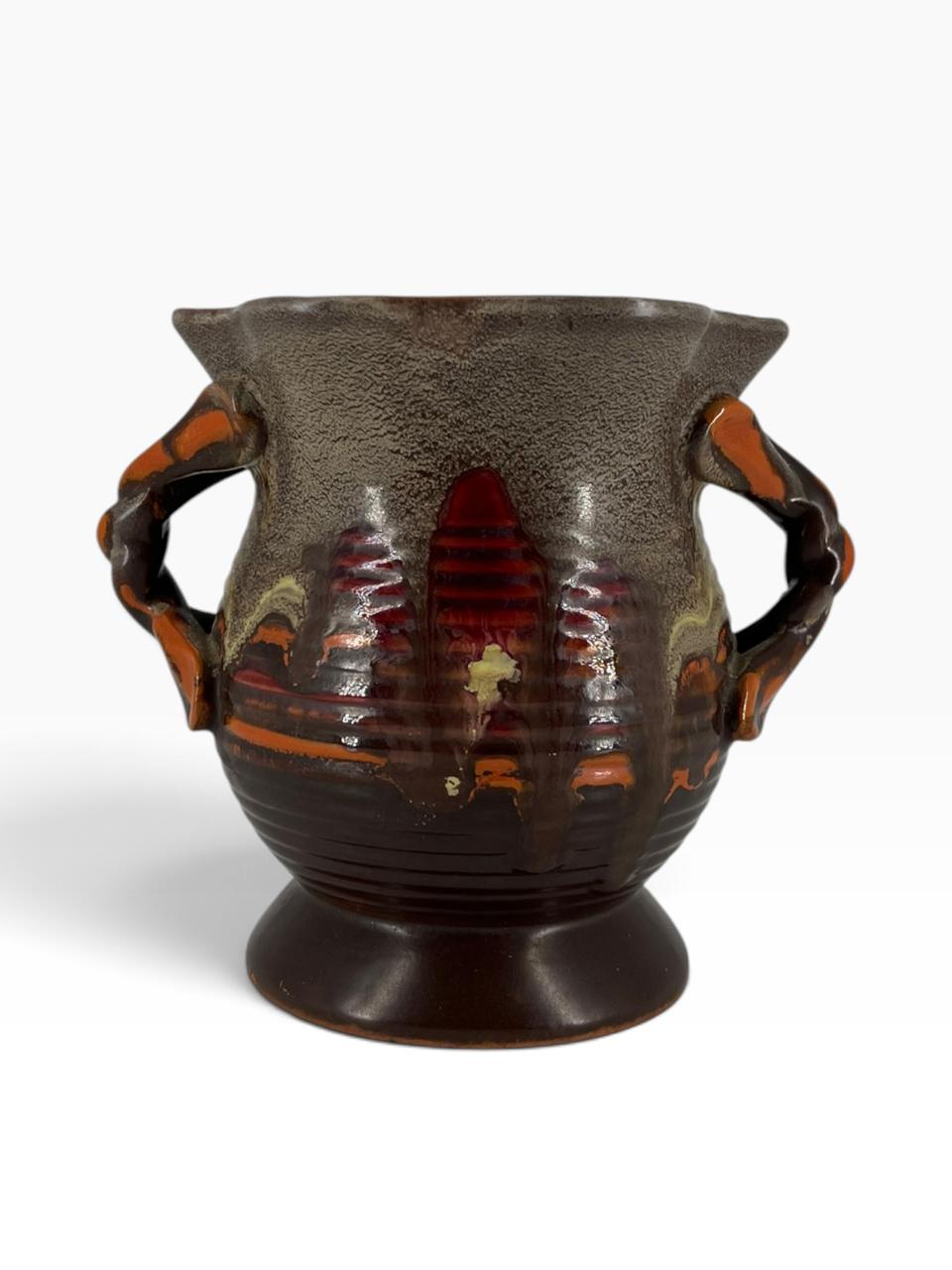 Vaso Cerâmica Marrom
