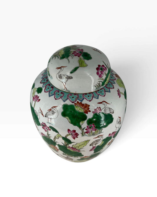 Potiche Oriental Garças