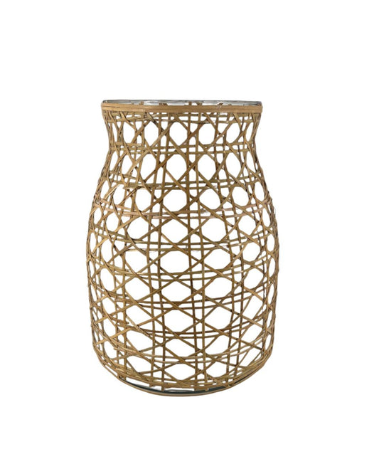 Vaso Palha Entrelaçada