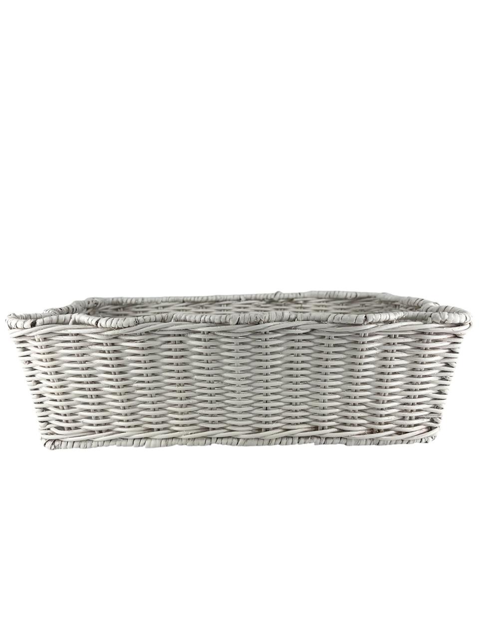Bandeja Rattan Branca P