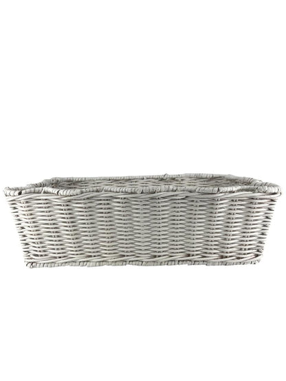 Bandeja Rattan Branca P