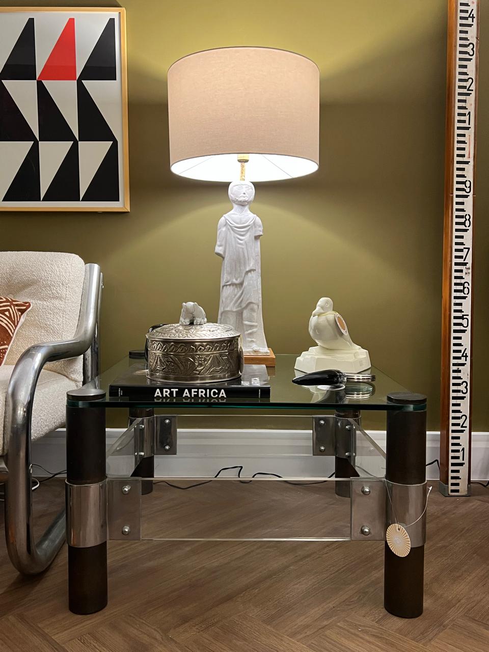 Base Abajur Cerâmica Homem Novo Mundo