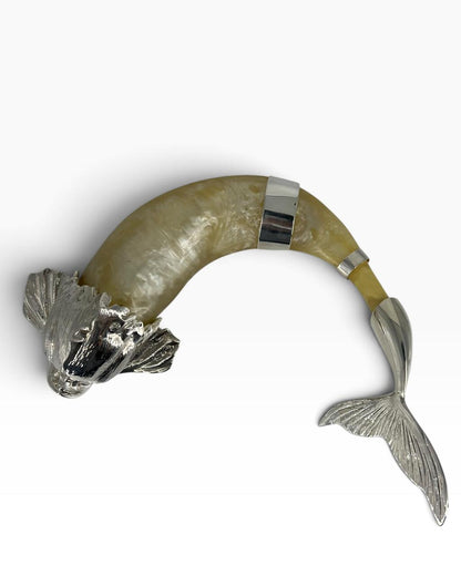 Escultura Peixe Madrepérola