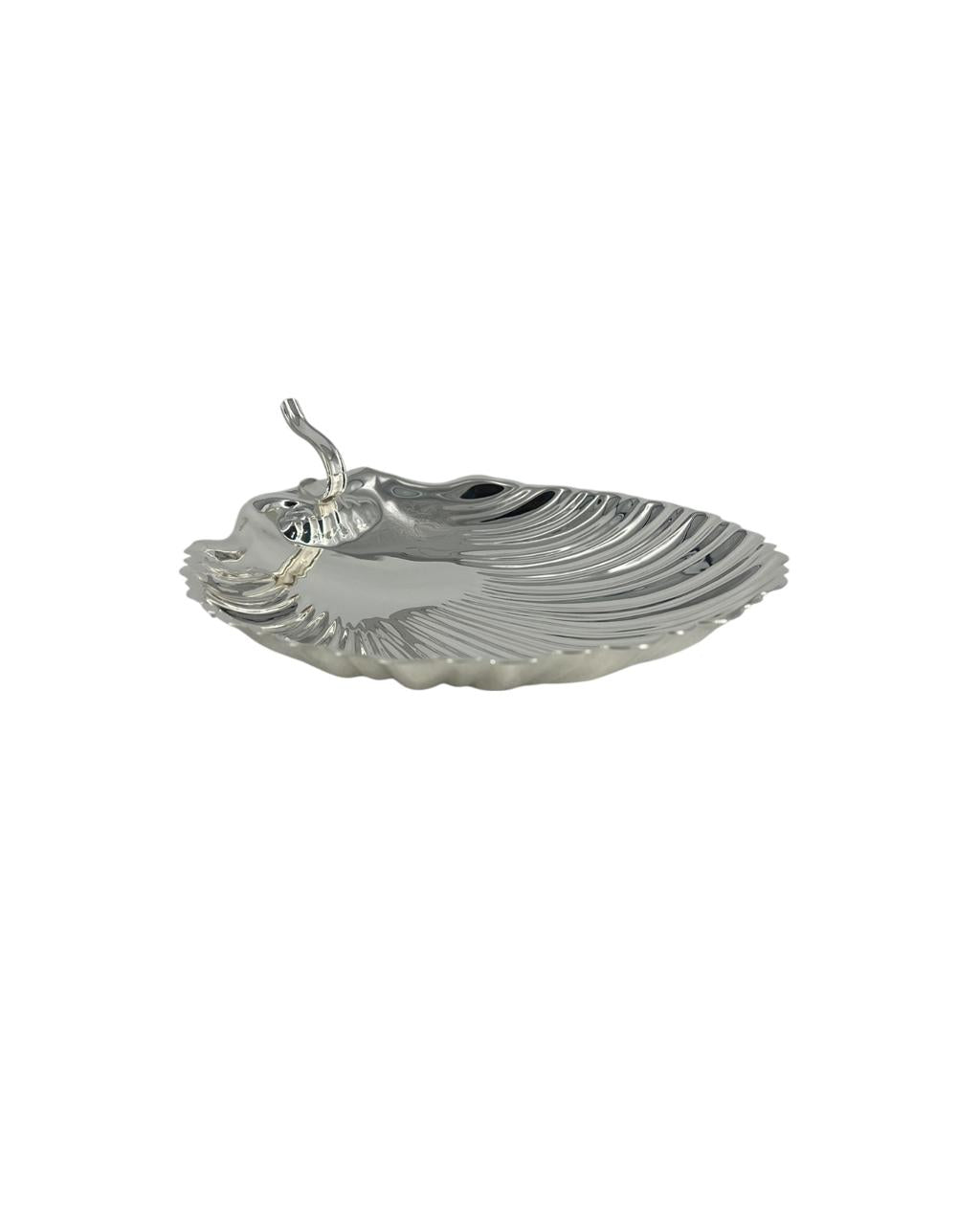 Concha Rasa em Prata