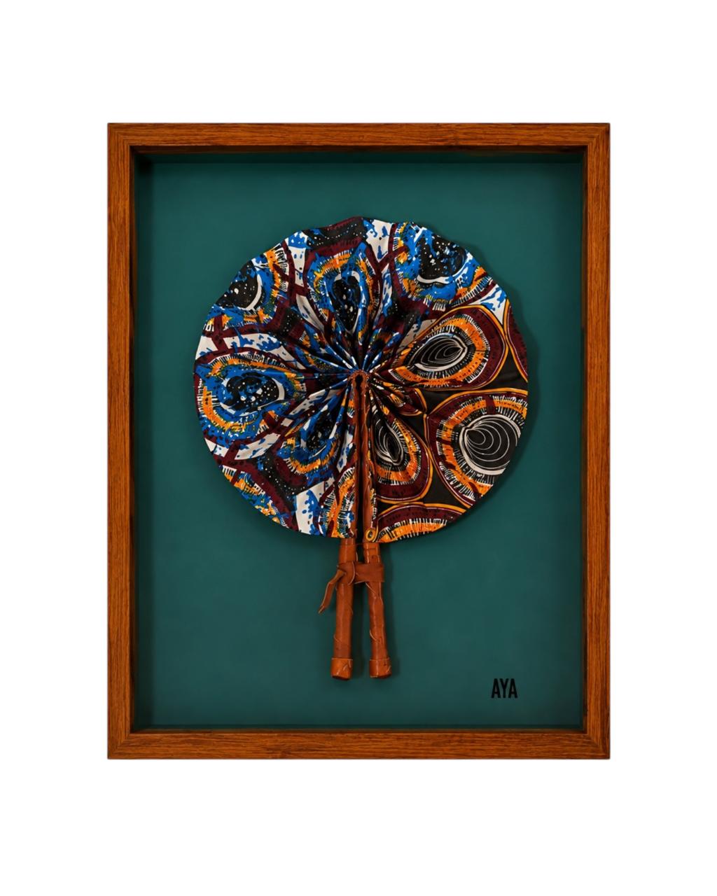 Quadro Leque Pano Tecoma