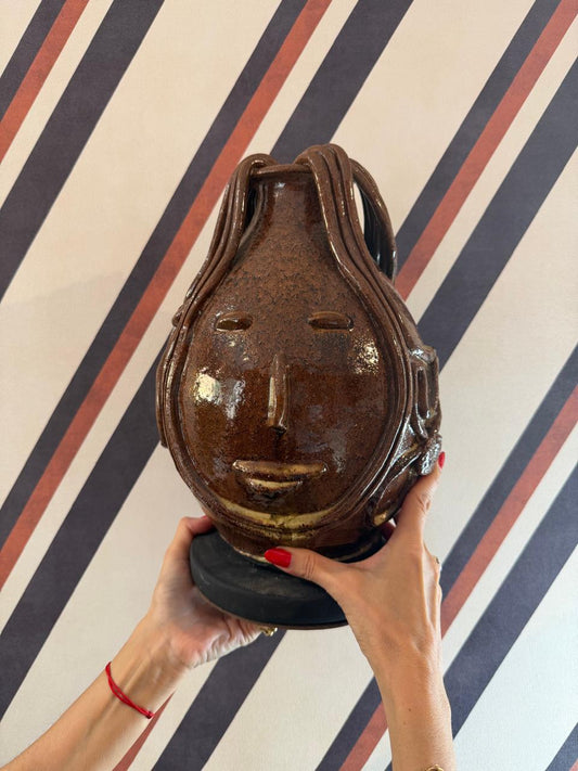 Vaso Cabeça Chocolate