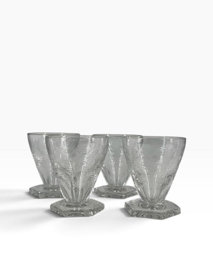 Set 12 Taças Art Deco Francês