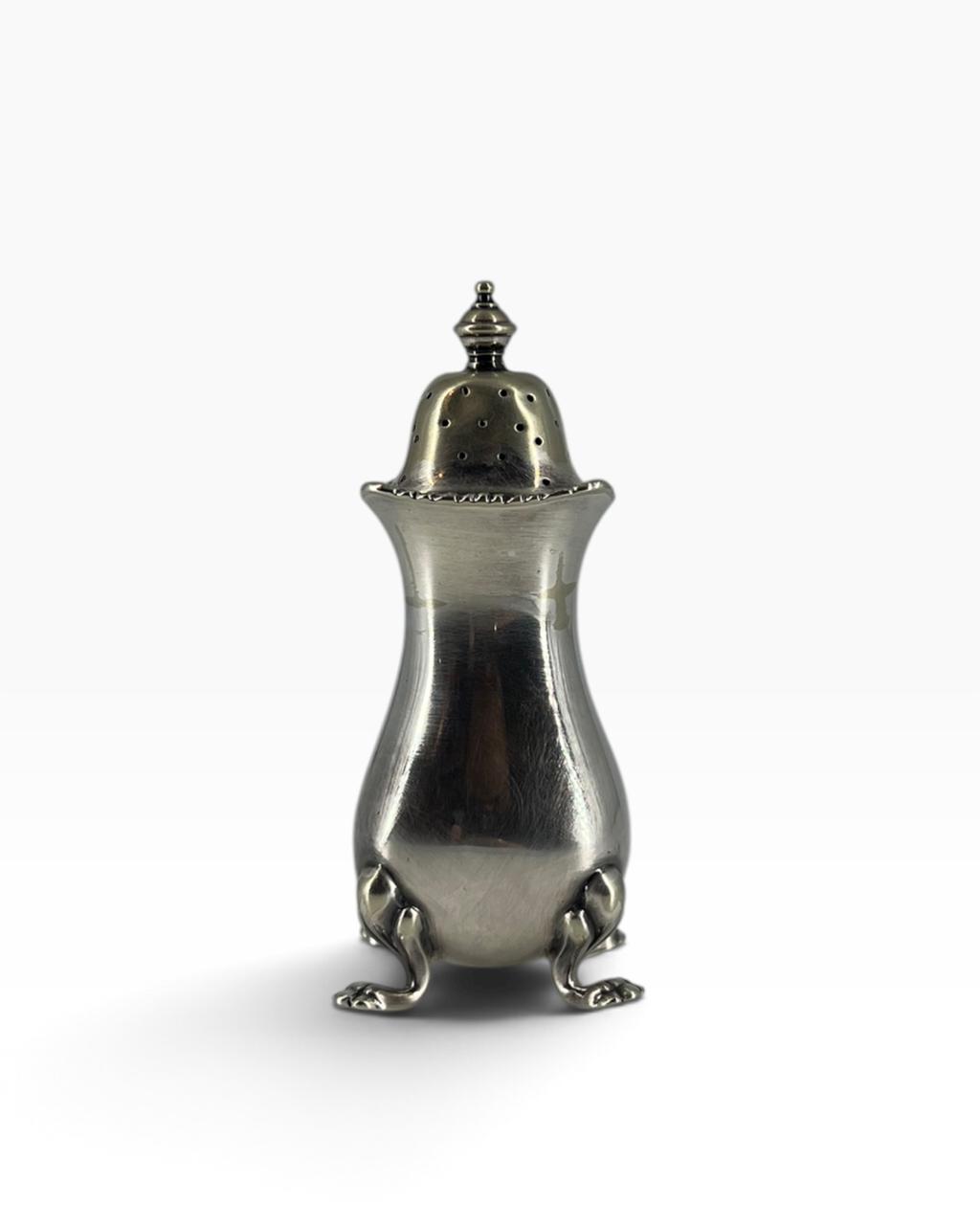 Saleiro Vintage Metal Prateado