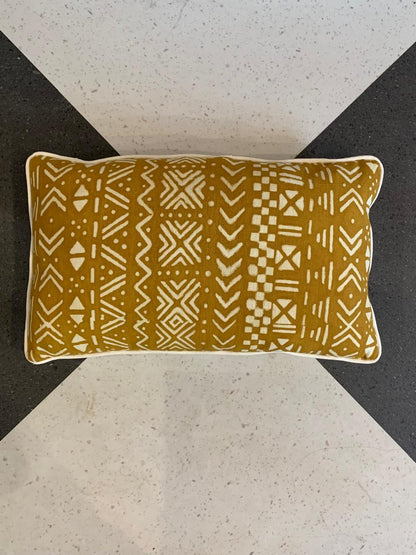 Almofada Ndomo Amarelo Baguete 50x30