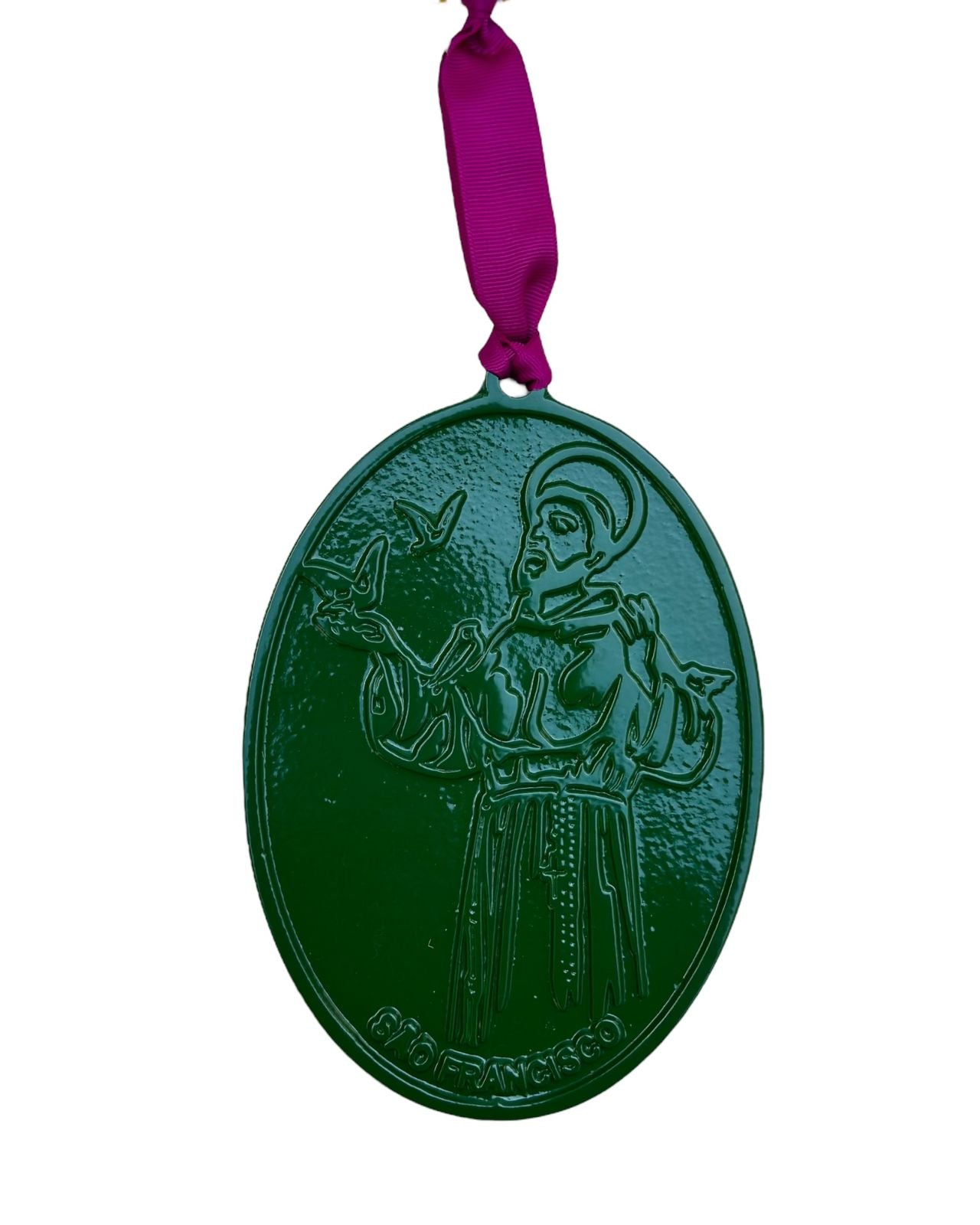 Medalha São Francisco G - Verde