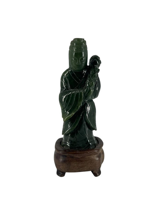 Escultura Buda em Jade I
