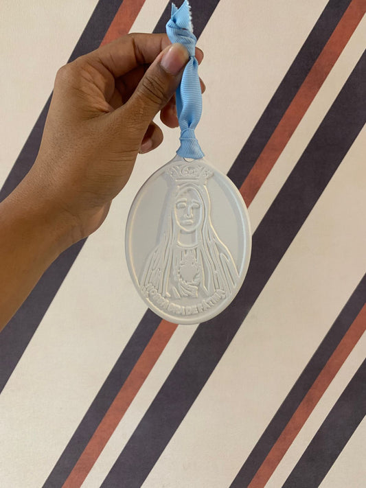 Medalha Nossa Sra De Fátima P - Branca