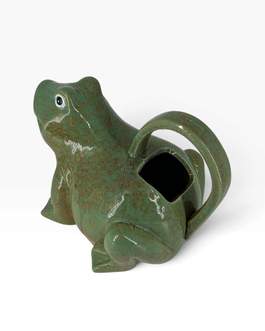 Regador Sapo Cerâmica