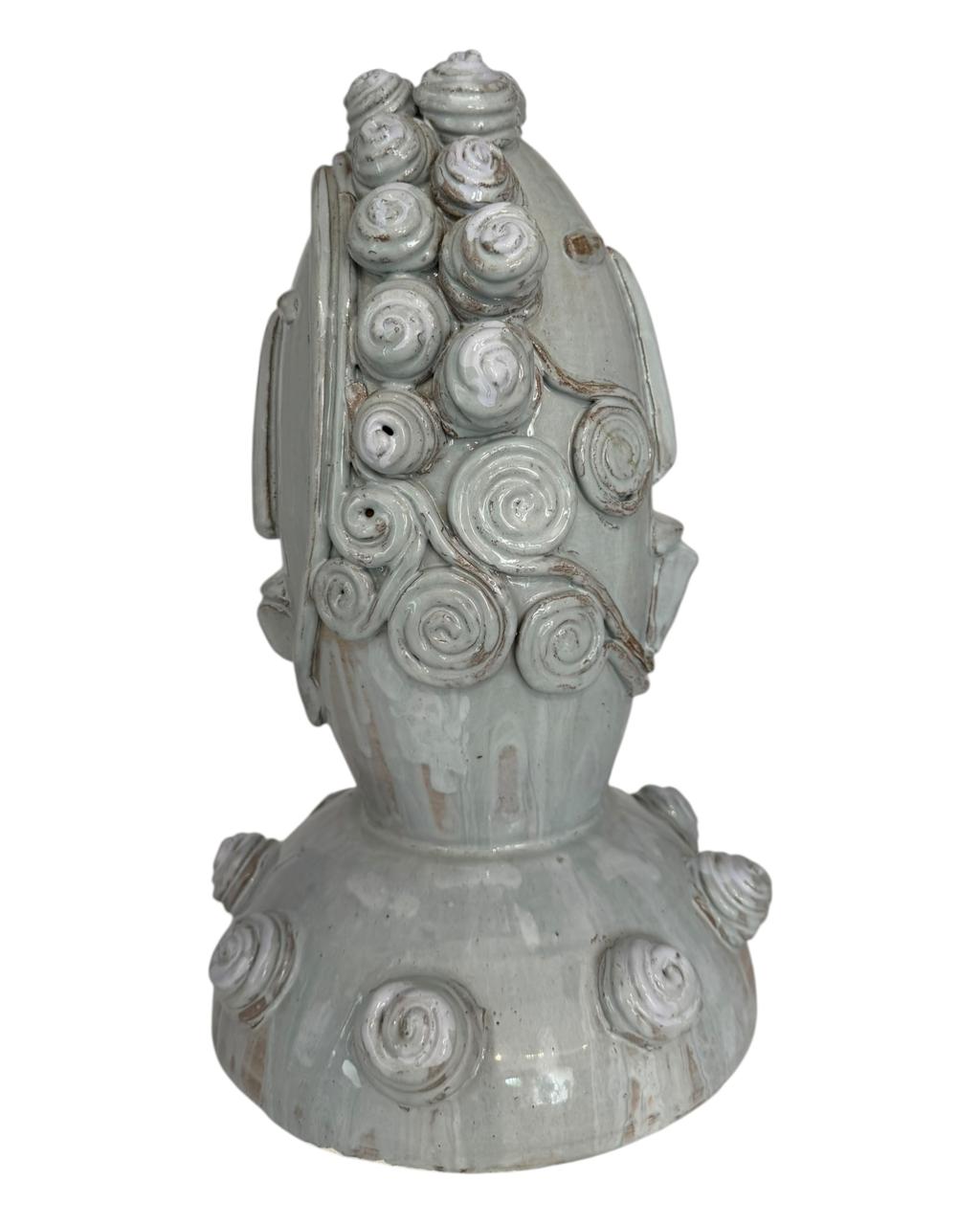 Cabeça Beatriz em Cerâmica