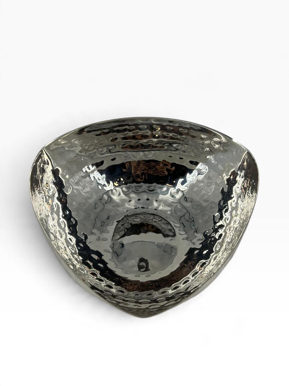 Bowl Metal Martelado Triângulo