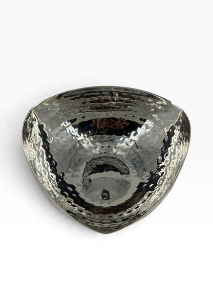 Bowl Metal Martelado Triângulo