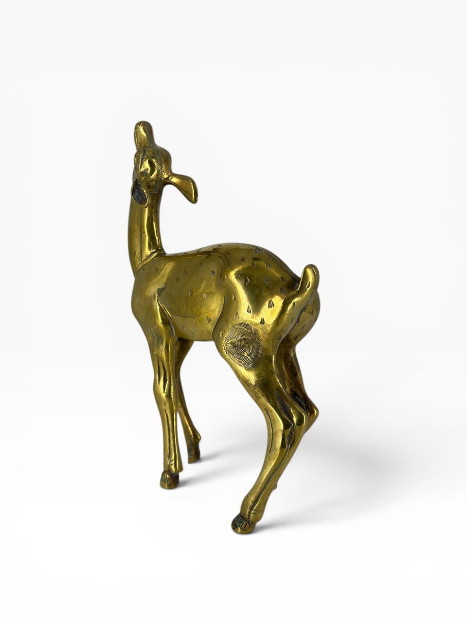 Escultura Cervo em Bronze
