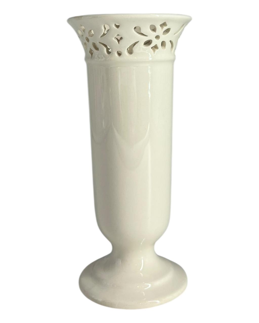 Vaso Soli Flower Royal Creamware