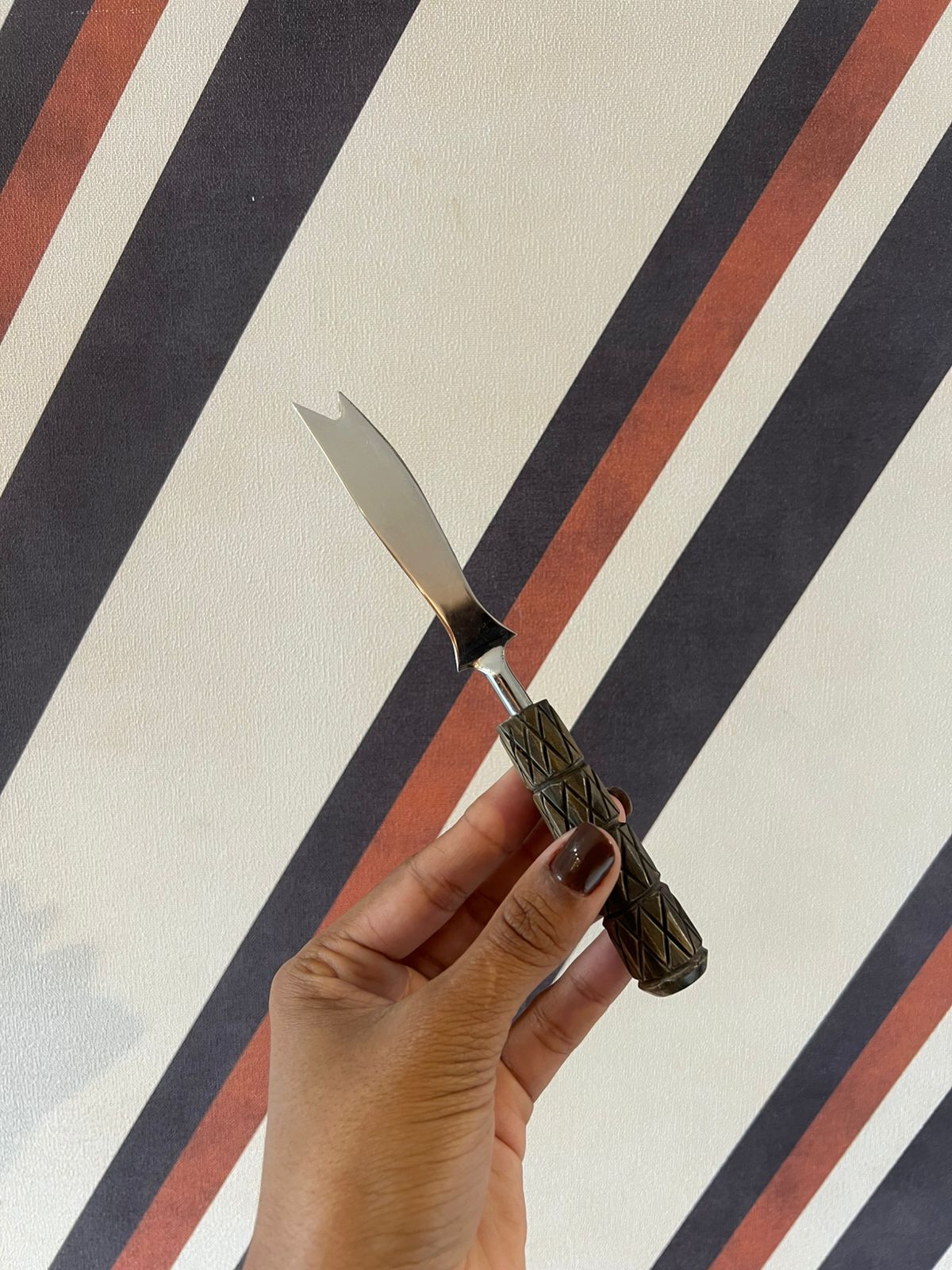 Faca 2 Pontas Madeira