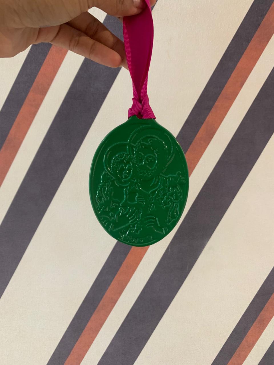 Medalha De São José P - Verde