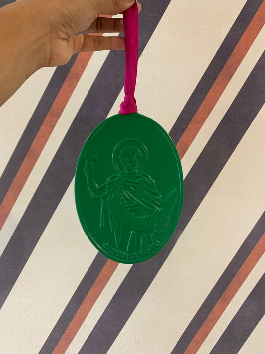 Medalha De Santo Expedito G - Verde