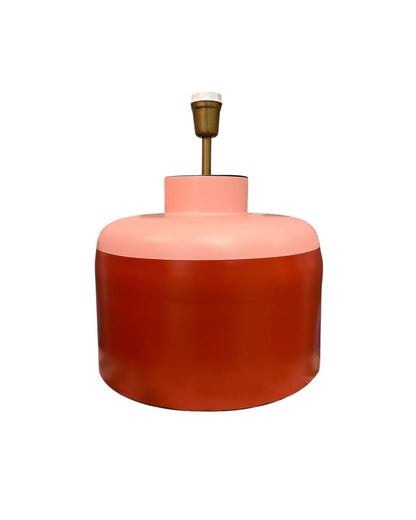 Base Abajur Pitaya Rosa e Vermelho