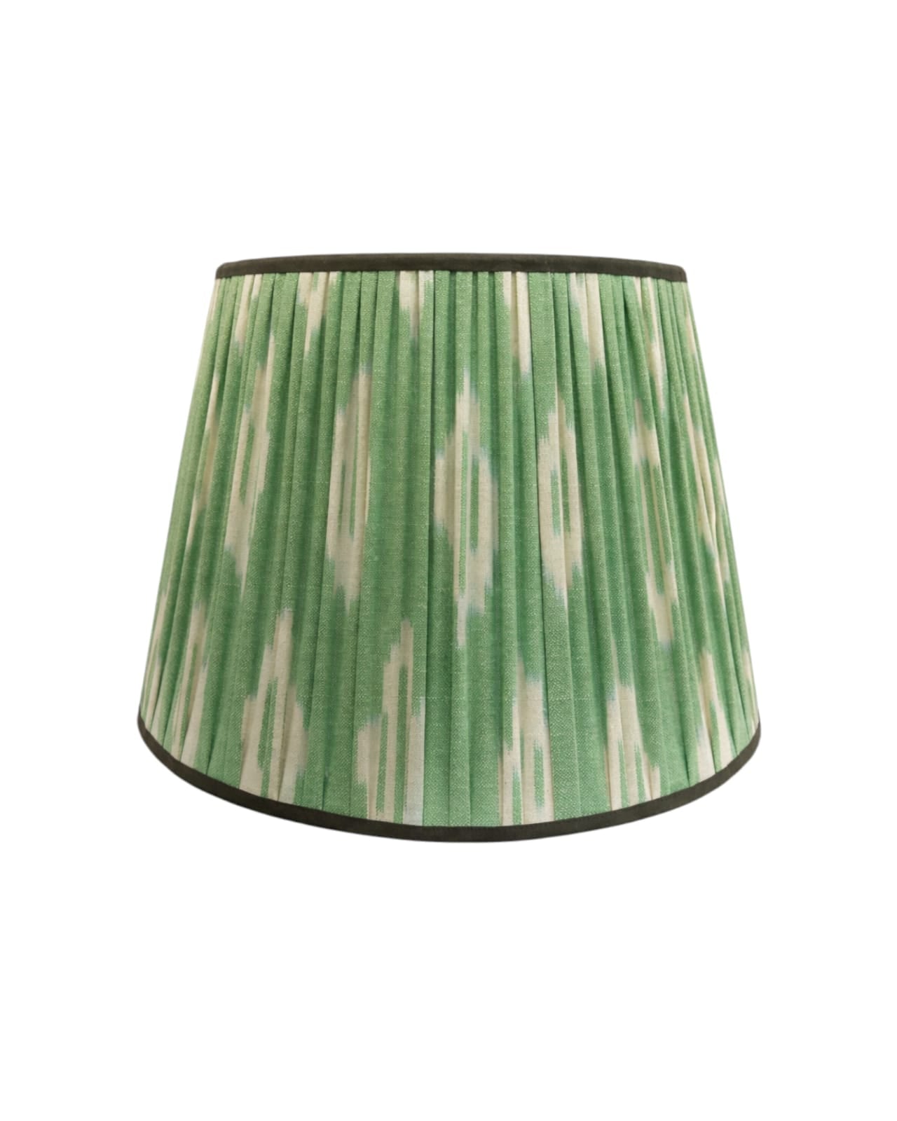 Cúpula Plissada Ikat Verde  A26X25X37