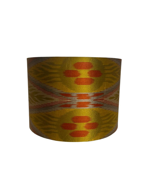 Cúpula Ikat Seda Amarela 40x28