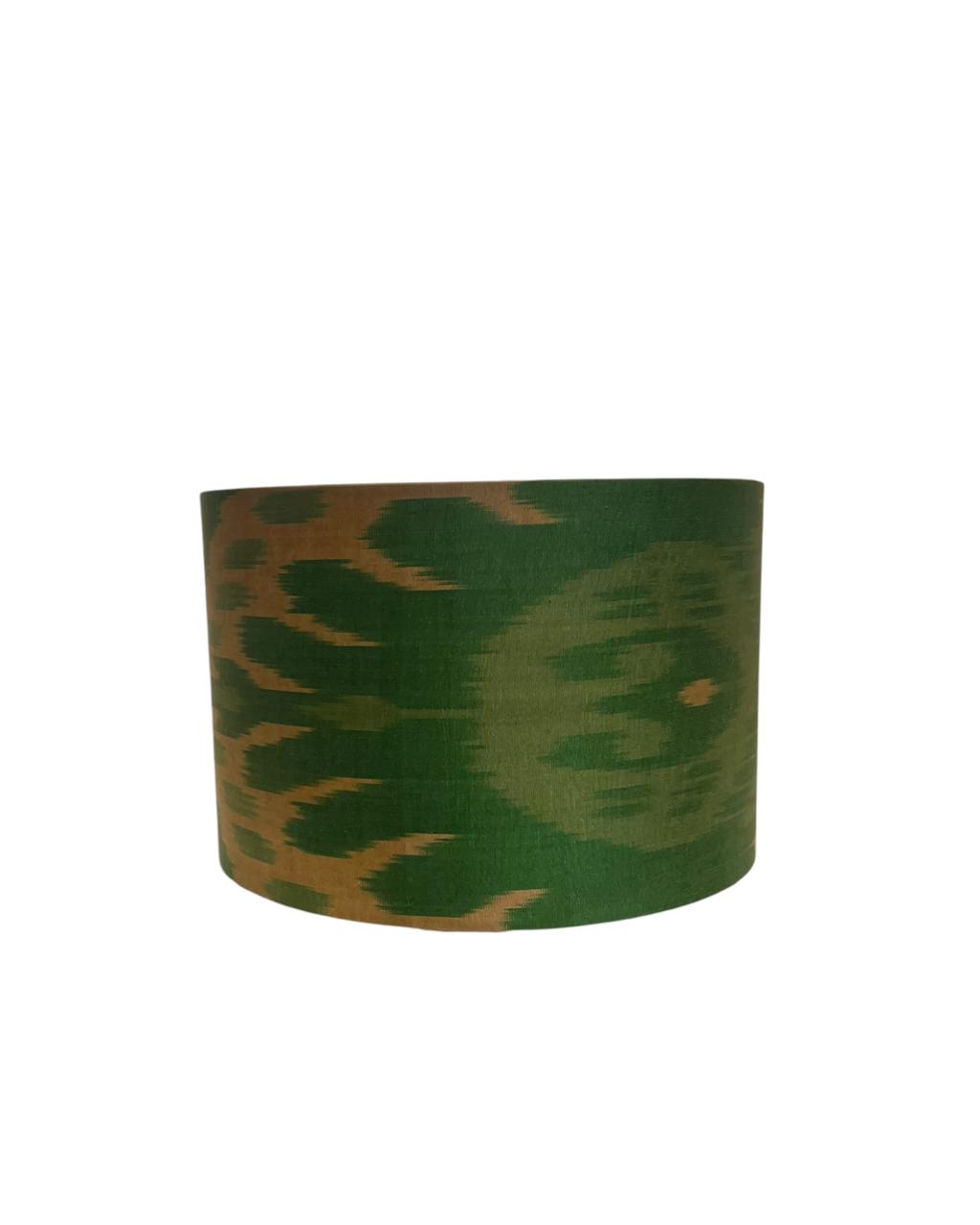 Cúpula Ikat Verde e Café com Leite