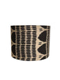 Cúpula Ikat Preto/Branco 36x27