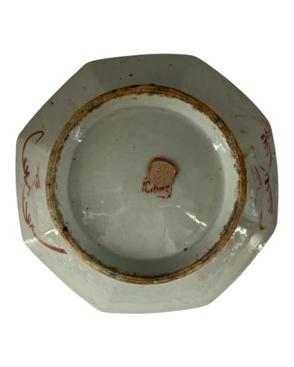 Prato Octogonal de Porcelana Chinesa Antiga II