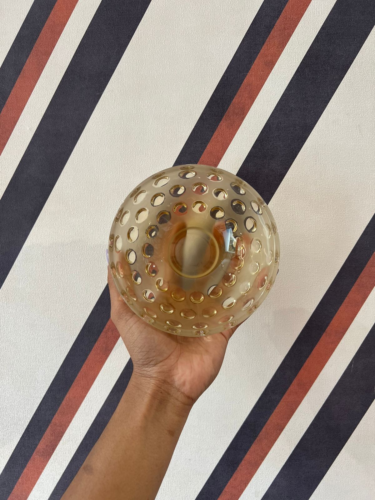 Bowl Ambar Hobnail