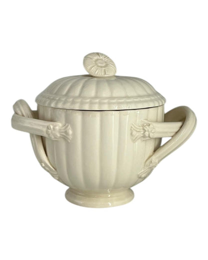Açucareiro Flor Royal Creamware
