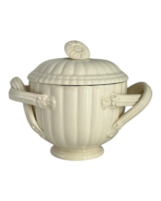 Açucareiro Flor Royal Creamware