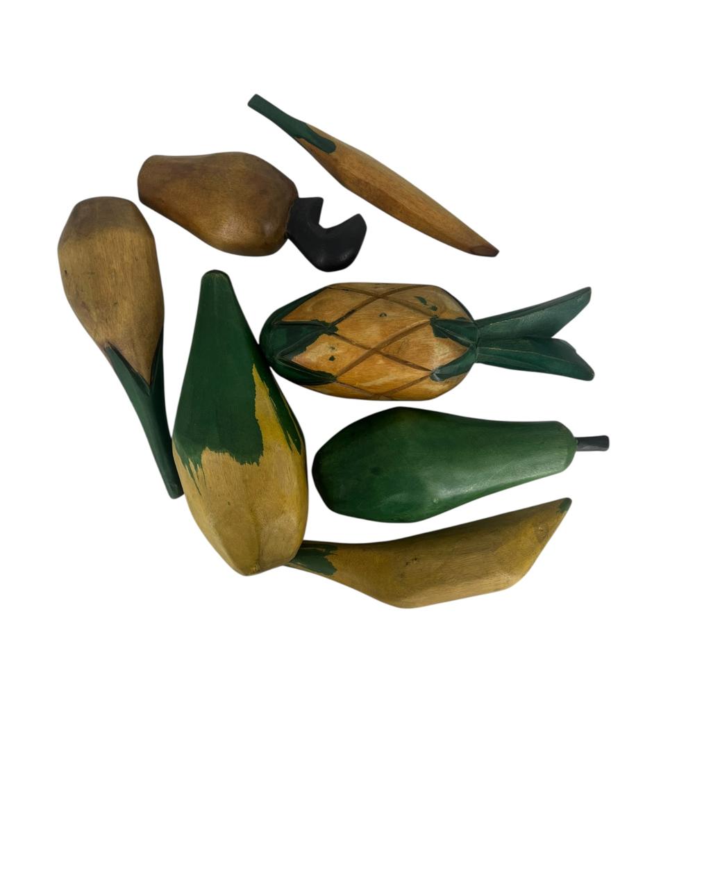 Set de Frutas em Madeira