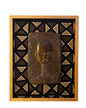 Placa em Cobre Homem Emoldurado