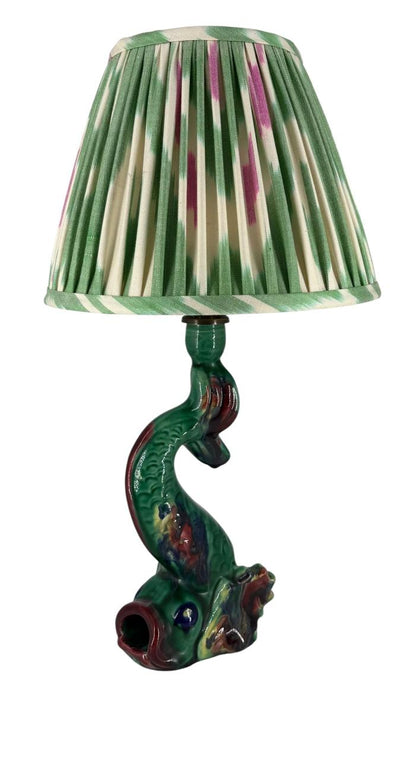Cúpula Plissada Ikat Verde