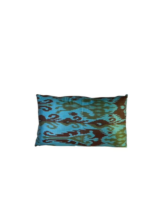 Almofada Seda Azul 58x32