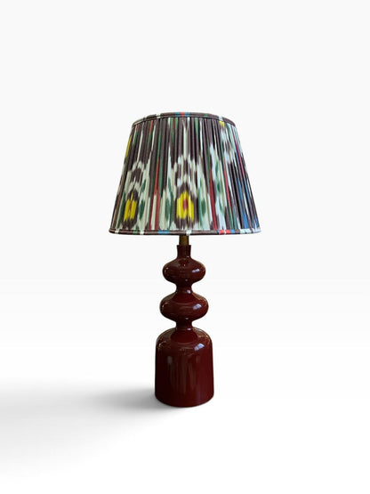 Cúpula Ikat Plissada Tartaruga 32x23x22