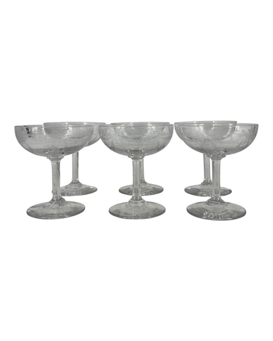 Set 6 taças champagne Saint Louis