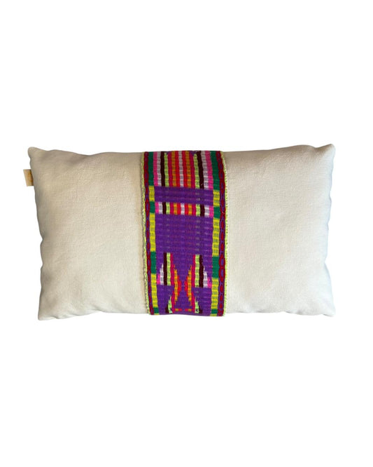 Almofada Ikat Peruano Roxo 50x30 I