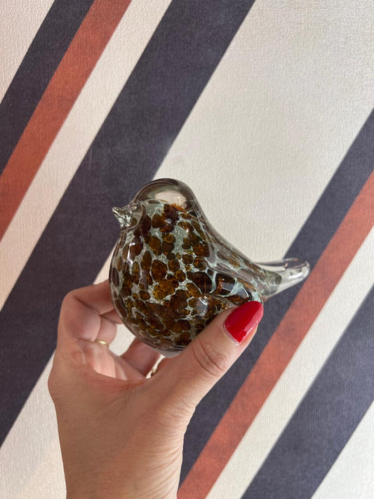 Escultura Pássaro em Vidro III