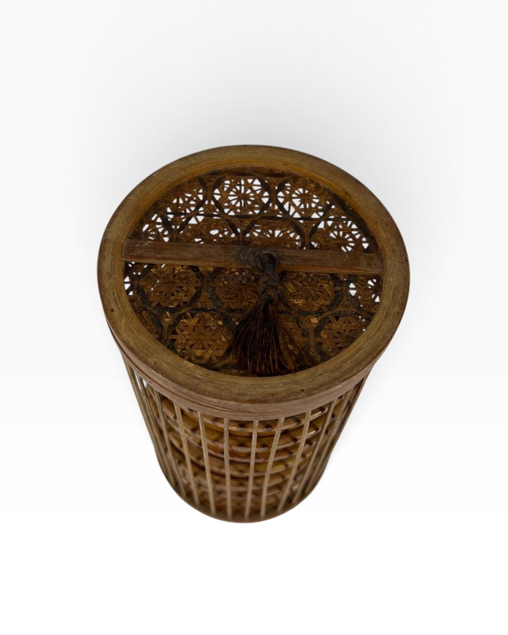 Set  de 7 Porta Copos Bambu