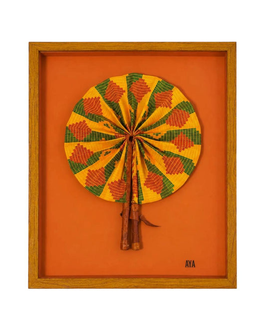 Quadro Leque Pano Solanum