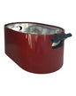 Balde de Gelo Oval Laca Vermelho