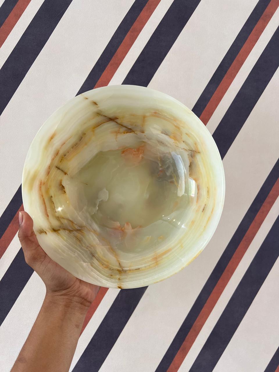 Bowl Alabastro Verde Mescla