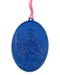 Medalha De Santo Expedito G - Azul
