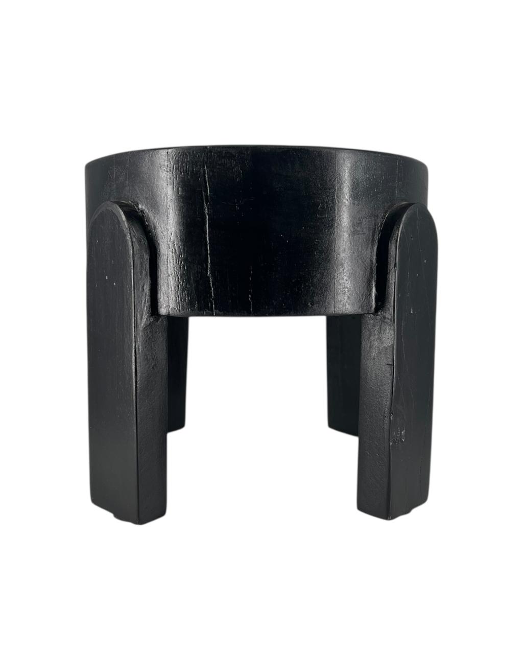 Cachepot c/ Pé Laca Black P