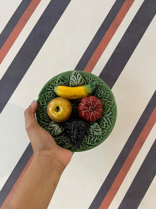 Mini Prato Decorativo Frutas