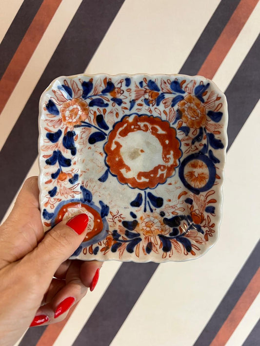 Prato Quadrado Imari